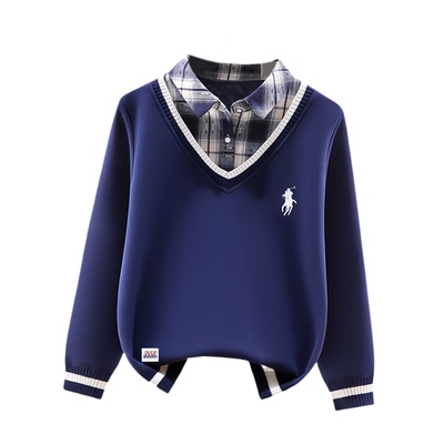 史努比男童春秋冬款卫衣加绒加厚