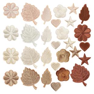 羽绒服补丁贴卡其色魔术贴自贴无痕贴贴片修补贴羽绒袄羽戎服w