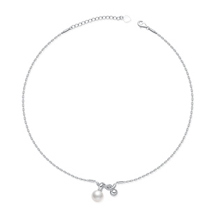 【美洋同款】VIGG枝蔓项链女2026年新款锁骨链网红淡水珍珠配饰品