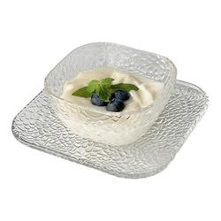 半刻玻璃ins风甜品碗套装