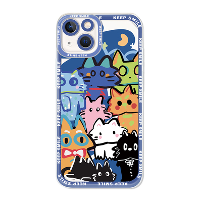 苹果16pro卡通透明软胶手机壳