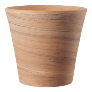 Deroma帝罗马红陶现代花盆白陶摩卡红陶散尾葵幸福树兰花加仑套盆