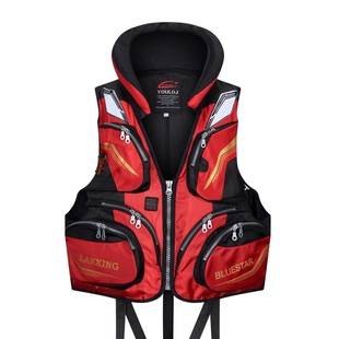 乐迪大浮力钓鱼救生衣专业船用多功能海钓背心矶钓马甲路亚服装备