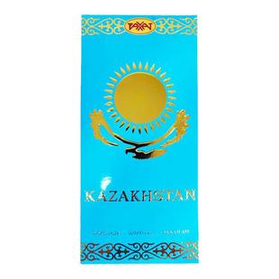 迪玛希同款哈萨克斯坦零食拉哈特PAXAT蓝板国旗经典黑巧克力100克