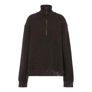 [早春新品]MaisonMargiela马吉拉四角缝线套头落肩毛衣针织衫上衣