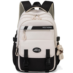 小学生书包女生潮减负轻便中学生初中生超大容量高中生双肩背包男