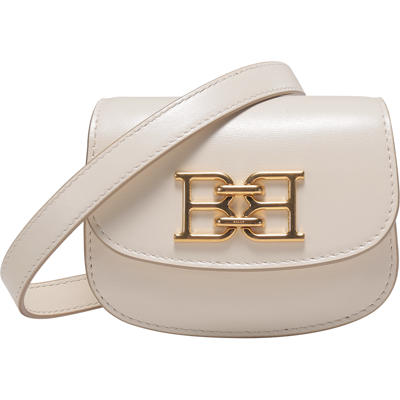 【自营】Bally/巴利女士皮质B-Chain小巧装饰包腰包胸包斜挎包