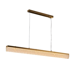 1米长条形led吊灯简约全光谱餐厅灯钢琴灯棋牌室美甲店奶茶店商场