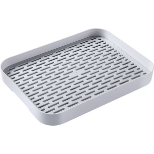 塑料茶盘家用客厅茶几长方形轻奢简易放置茶杯子的盘小型沥水托盘