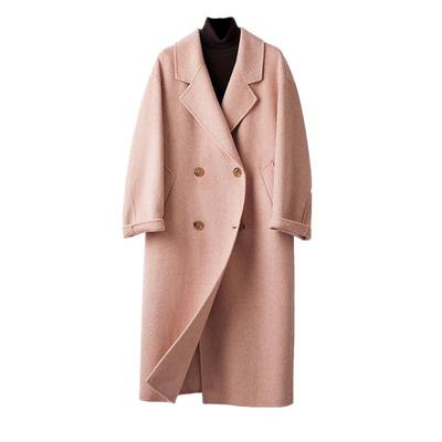 BXV气质感双排扣中长款大衣