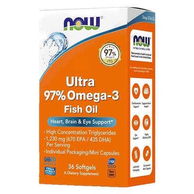 美国原装NOW Foods深海鱼油Omega3 rgt Fish Oil纯度IFOS五星测评