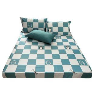 纯棉床笠定制全包床单件纯色榻榻米床套135x200全棉双人床罩定做