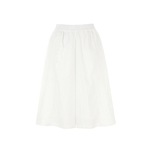 wana try白色时髦感竖条花边运动短裤2025夏季新品简约休闲五分裤