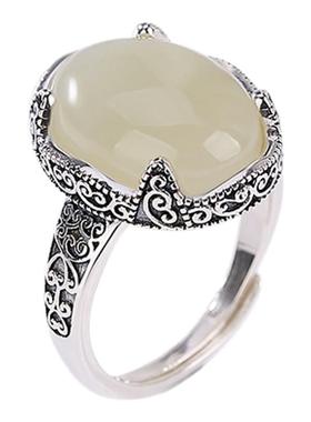 和田玉食指戒本月新品限时优惠