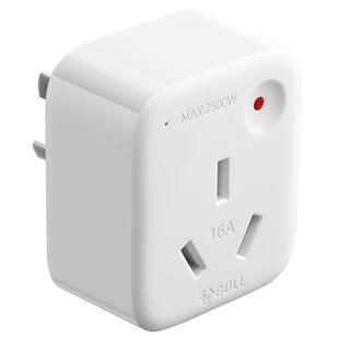 公牛10a转16a插座大功率热水器空调插座专用转换器面板三孔转换头