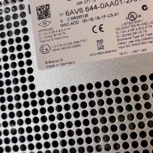 议价西门子触摸屏6AV6644-0AA01-2AX0  成色完美