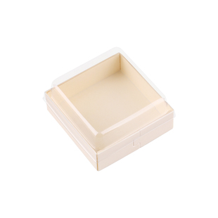 提拉米苏盒子烘焙雪媚娘包装盒透明三明治甜品蛋糕盒西点商用木盒