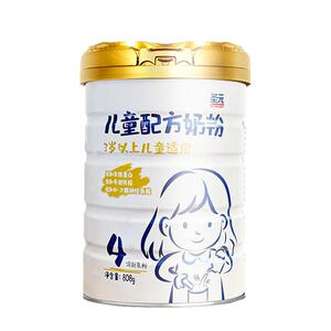 圣元儿童配方奶粉乳铁蛋白4段808g罐装适用3岁以上
