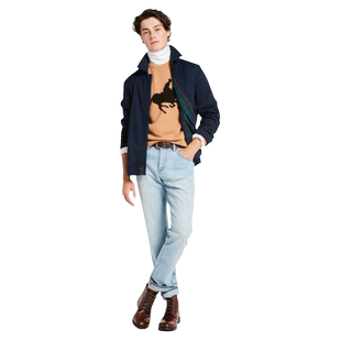 Brooks Brothers/布克兄弟男士春季款美式纯色宽松休闲夹克外套