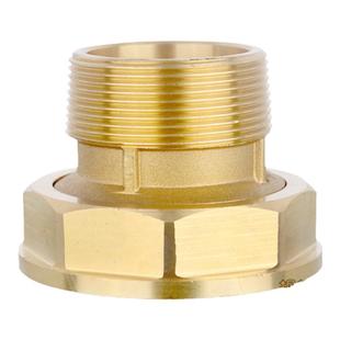 DN50全铜水表接头 2寸水表铜接头 水表活接头 水表接头配件