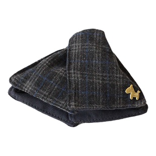 川野法式金标小马格纹三角形抓夹女新款时尚小众鲨鱼夹大号发量多