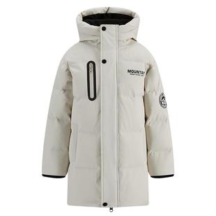 雪中飞儿童羽绒服男女童冬季新款极寒字母印花中长款童装保暖外套