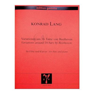 朗格根据贝多芬16小节变奏长笛