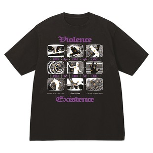 日本潮牌ERASED专业滑板T恤纯棉短袖T恤 山下京之助