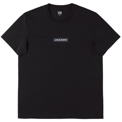Lee26春夏新品标准版圆领长方形Logo印花男短袖T恤潮LMT012182210