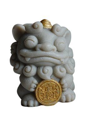 PPSOAP硅胶手工皂模具蜡烛石膏香薰模DIY材料喜庆新年石狮子LV123