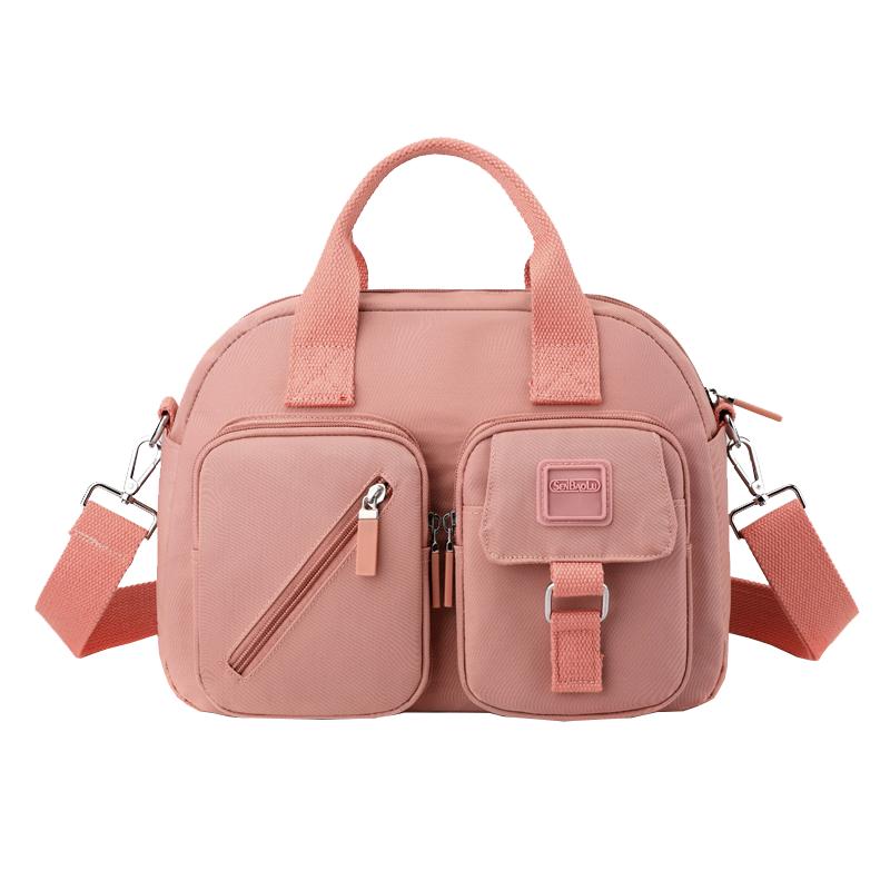 大容量手提包2025新款休闲女士托特包轻便百搭尼龙帆布单肩斜挎包