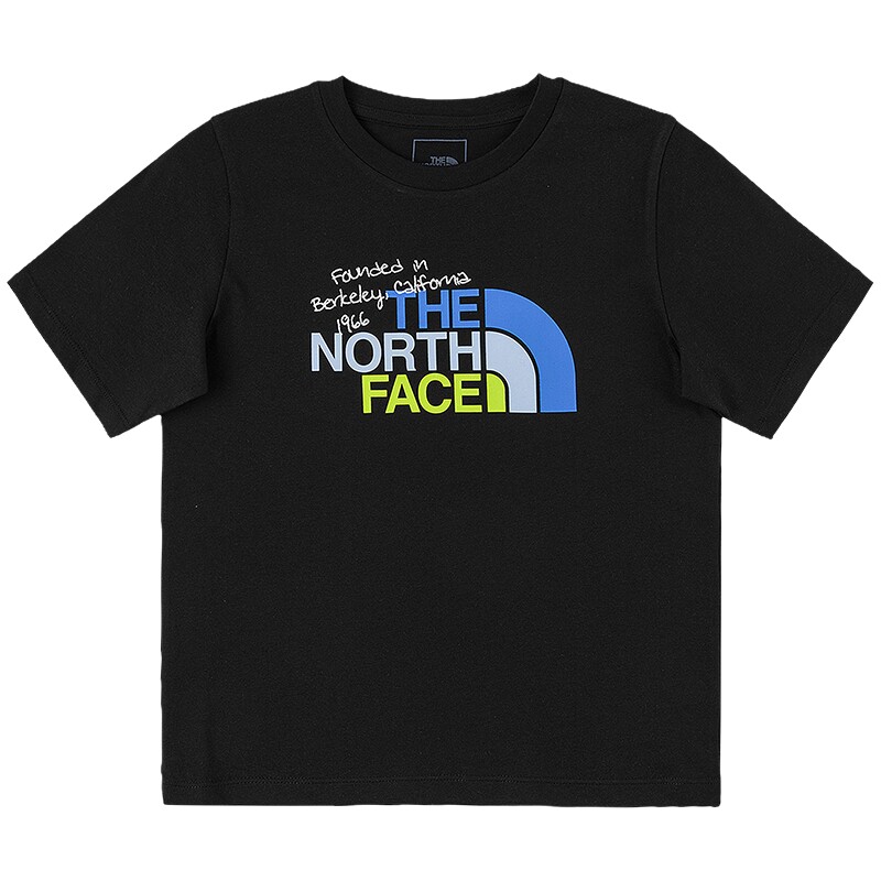 北面儿童短袖T恤男女童纯棉运动户外透气新款TheNorthFace