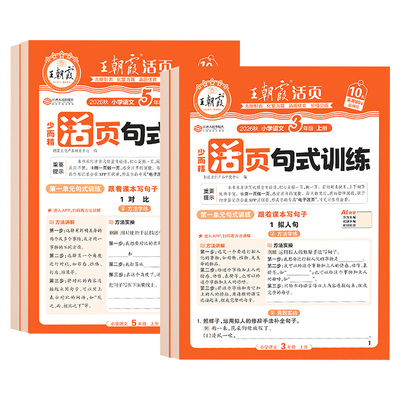 2026秋王朝霞活页句式训练大全