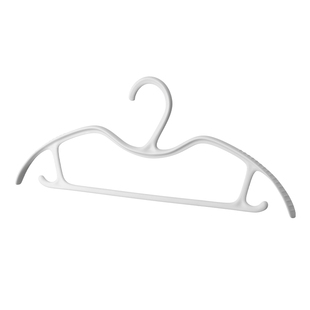 懒角落短颈衣架缩脖子省空间家用挂衣柜无痕防肩角滑矮晾大衣服撑