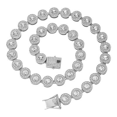 嘻哈个性潮合金古巴项链男女街头