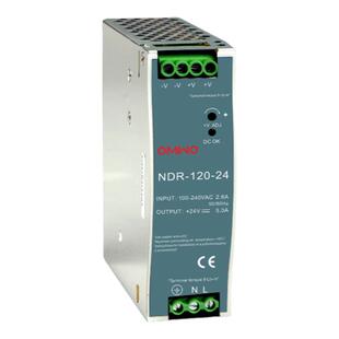 NDR-240/120/75明维220转24V导轨10A开关电源240W明伟工控DR120W