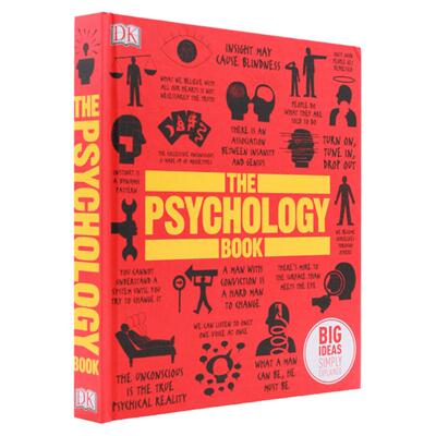 DK人类的思想百科丛书 心理学百科 The Psychology Book 英文原版 DK心理学百科图解 全彩精装 Big Ideas Simply Explained