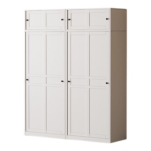 家用衣柜卧室环保钢制衣柜60cm深金属衣橱简约儿童铁皮衣柜推拉门