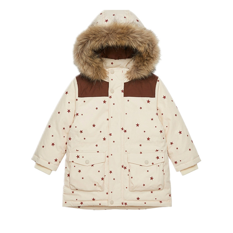 RyleeCru官方正品男童印花羽绒服26冬2新款