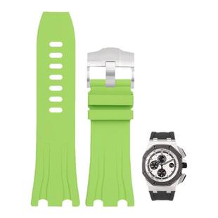 氟橡胶手表带适用AP26401爱彼皇家橡树离岸30mm大熊猫26400表径44