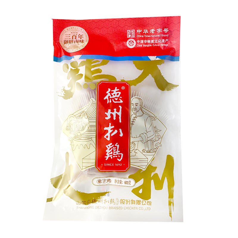 德州扒鸡正宗五香脱骨卤味真空
