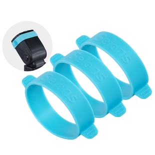 Selens/喜乐仕橡胶带止滑带固定带绑带适用于闪光灯色纸滤色温片三条装