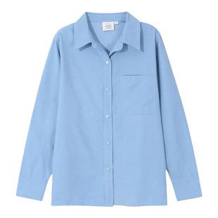 YUZI鱼子翻领衬衫女装大码200斤微胖mm显瘦遮肉清新减龄通勤百搭