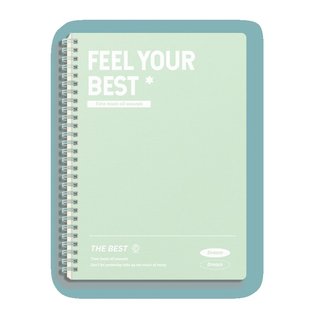 梦瑾笔记本本子款高颜值超厚大学生b5简约冷色系课堂笔记考研厚白卡日记线圈本记录a5办公记事本批发