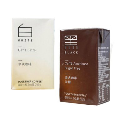 牵手咖啡生椰拿铁即饮黑美式无糖