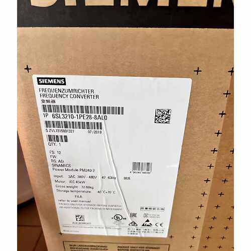 议价6SL3210-1PE28-8AL0西门子PM240-2功率模块37KW 6SL32101PE28