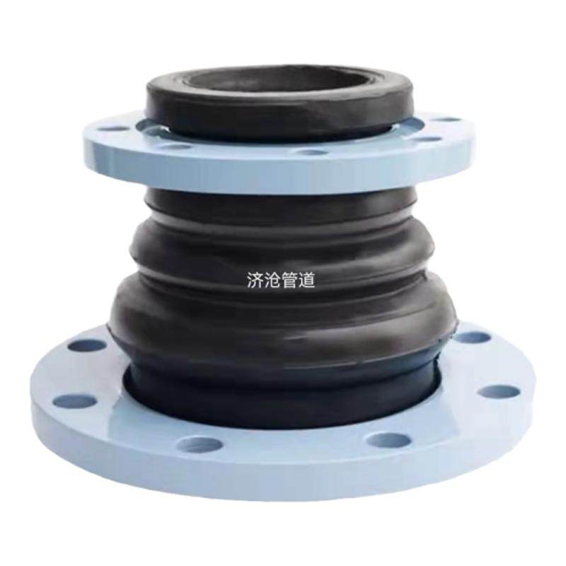 法兰式变径橡胶软接头通用型济沧