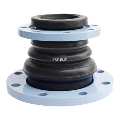 法兰式变径橡胶软接头通用型济沧