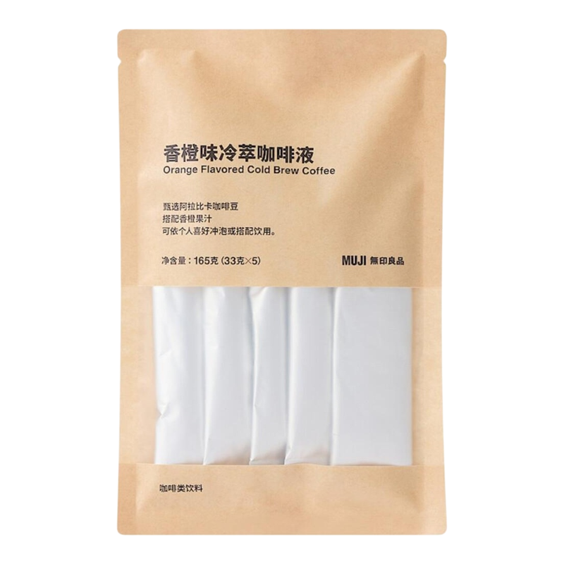 MUJI茉莉花冷萃咖啡液便携冲饮