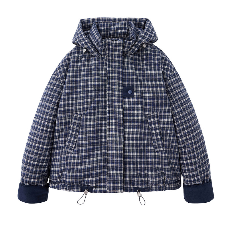 冬季加厚夹棉时尚羽绒棉服外套潮